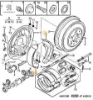 Arka fren balata tk.  Boxer 1800-2800 peugeot  resmi