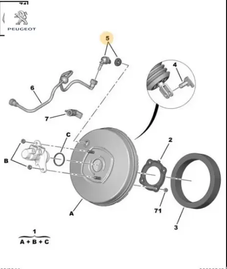 Dirsekli rakor peugeot  resmi