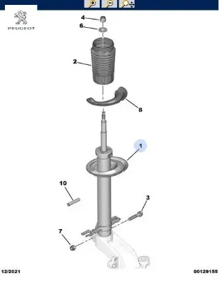 Ön amortisör sağ sol boxer ııı peugeot  resmi