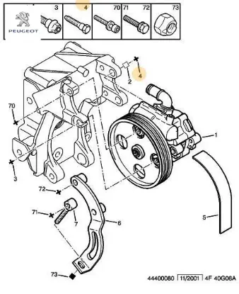 Sabıtleme vıdası peugeot  resmi