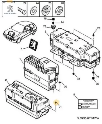 Koltuk vıdası peugeot  resmi