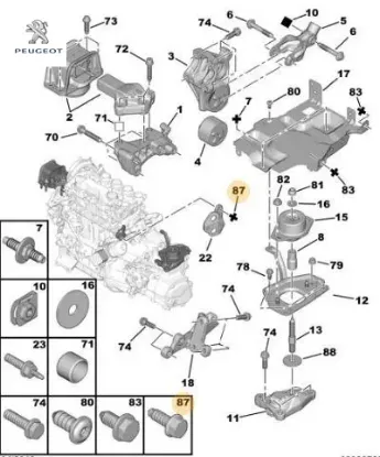 Vıda                                   prt peugeot 7s6q9r935aa/  resmi