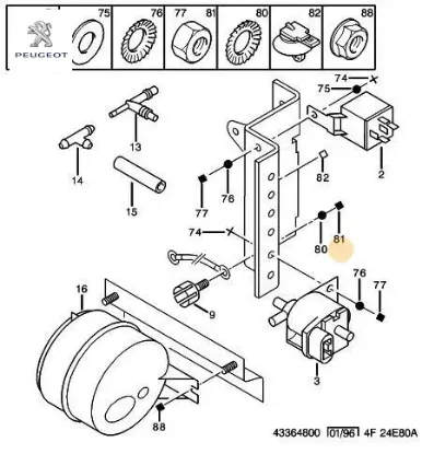 Tırtıllı pul peugeot  resmi
