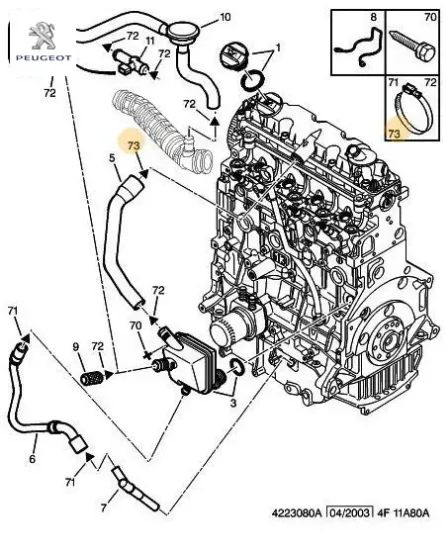 Metal kelepçe 25*40 peugeot  resmi