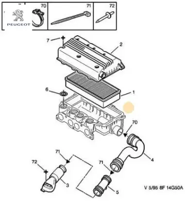 Kelepçe peugeot  resmi