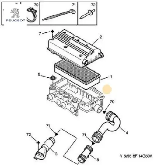 Kelepçe peugeot  resmi