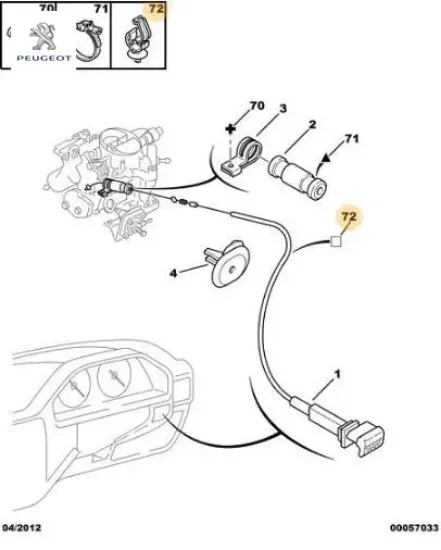 Agraf str peugeot  resmi