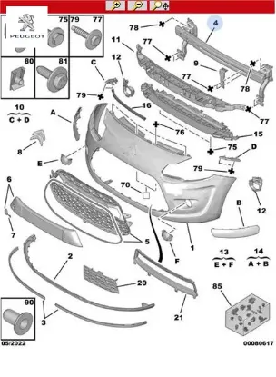 P_c iskeleti peugeot  resmi