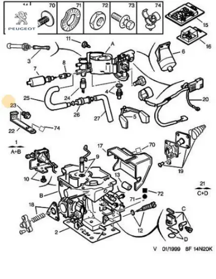 Gen taban somun peugeot  resmi