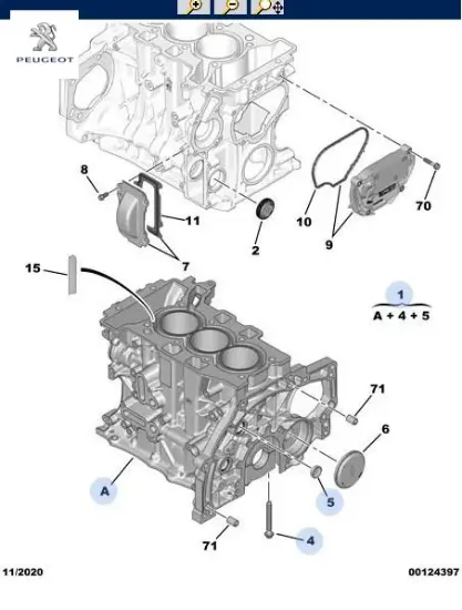 Motor bloğu peugeot  resmi