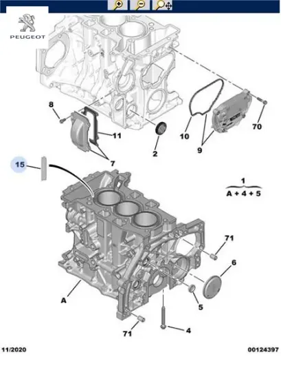 Deflektör peugeot  resmi