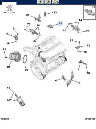 Sensör peugeot  resmi