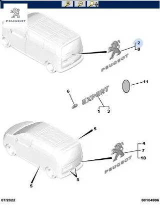 Monogram peugeot  resmi
