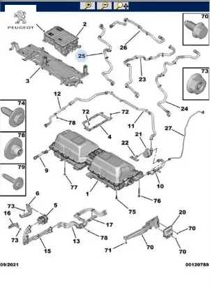 Ara bağl borusu peugeot  resmi