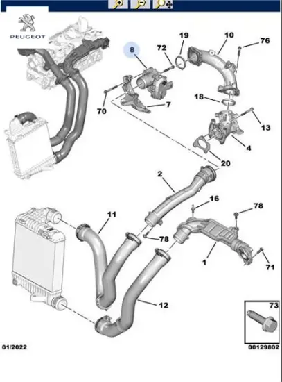 Hava dozörü peugeot  resmi