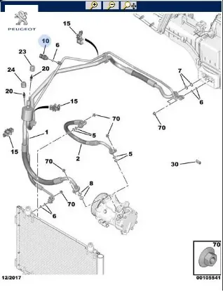 Klima bsnç ssör peugeot  resmi