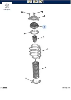 Üst kupel peugeot  resmi