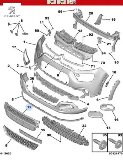 Izgara peugeot  resmi