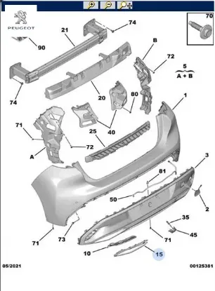 Çıta peugeot  resmi