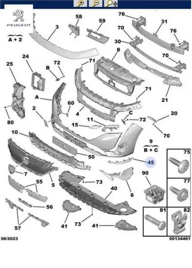 Tampon çıtaları peugeot  resmi