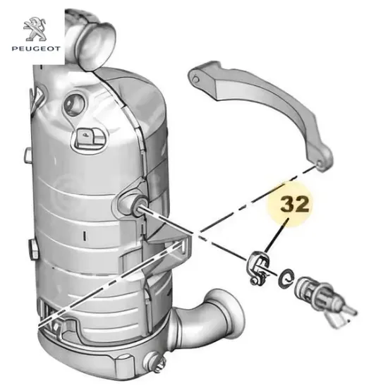 Metal kelepçe peugeot  resmi