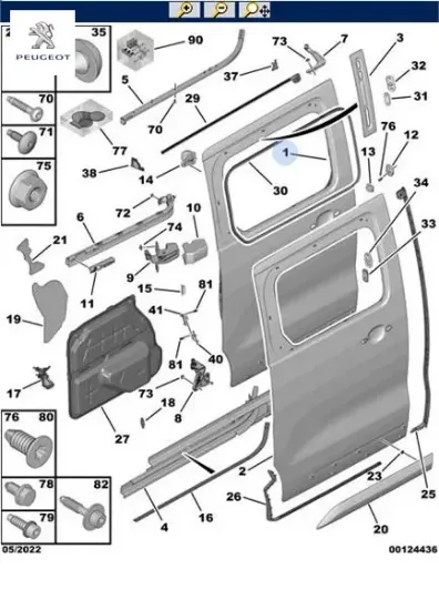 Sürgülü kapı peugeot  resmi