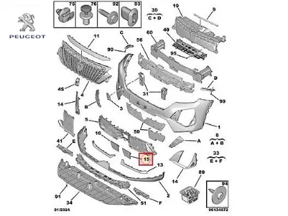 Ulaşma kapağı peugeot  resmi