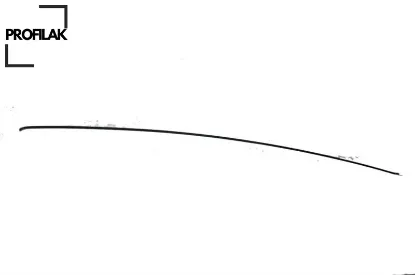 Su oluk nikelajı tavan çıtası m131 kartal siyah profılak 7752216 resmi