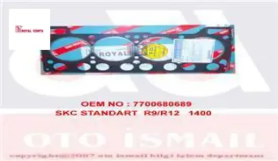 Skc standart r9/r12 1400 royal conta 7700567327/ 7700680689/ 7708720755 resmi