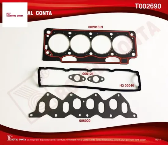 Üst takım conta std. Keçesiz r11 flash 1700 f2n royal conta  resmi