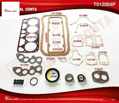 Motor takım contası full skt keçe reinz subap las m131 dkş 1600 88 royal conta 5880444 resmi