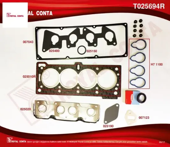 Motor üst conta tk. Megane ı 96 clıo ıı 98 kangoo 97 clıo symbol ı 00 1.4 k7j 1.6 k7m royal conta 7701468710 resmi