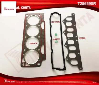 Üst takım conta clıo ı 91 1.8 laguna-megane ı 95 1.8-2.0 f3p 710/f3p 714 skc süper kalite royal conta 7701467058 resmi