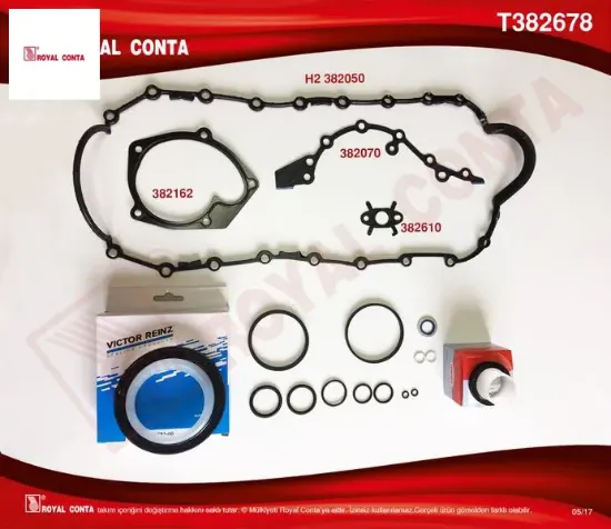 Alt takım conta clıo-mgn-kng 1.5 dcı k9k royal conta  resmi