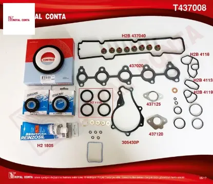 Motor takım conta reınz keçeli s.lastikli skcsiz fıesta 02 08 fusıon 02 08 1.4 tdcı 206-307 c3c2-c3ı royal conta 2s6q6008/ 0197.Av resmi