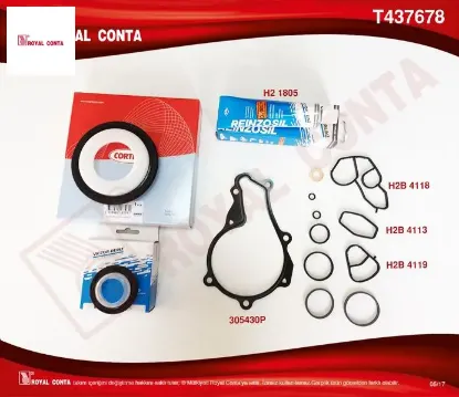 Motor alt takım conta reınz keçeli skcsiz focus ıı 1.6 tdcı 04 11 fıesta 1.6 tdcı 02 08 fusıon 1.6 t royal conta 3m5q6008aa/ 0197.07 resmi