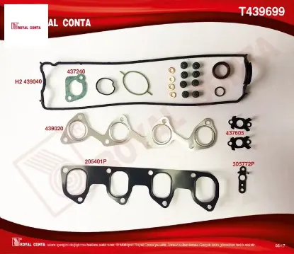 Motor ust takım conta skt keçeli s.lastikli s.lastikli connect 1.8 tdcı 02>14 focus ı 98>04 1.8 td royal conta 2m5q6008aat/ t146629 resmi