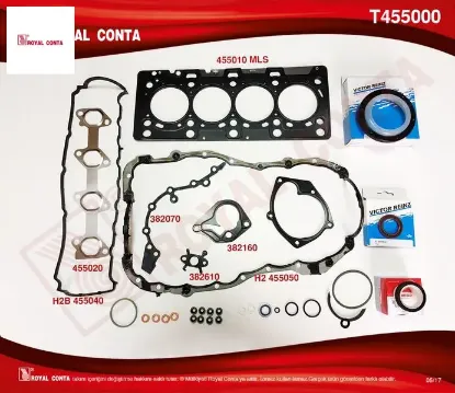 Motor takım conta reınz keçe subap las mgn ıı-clıo ııı-fluence-scenıc ıı-ııı 1.5 dci 05 k9k royal conta  resmi