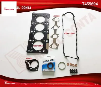 Üst takım contası reınz keçeli subap lastikli mgn ıı-kng-clıo-logan sandero 1.5 dcı k9k royal conta 7701476729/ 8200351353/ 110444213r resmi