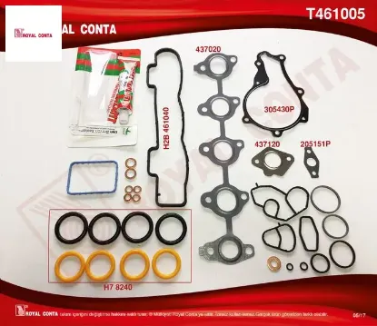 Motor takım conta skc.keçe ve s.lastiği yoktur skcsiz focus ıı 1.6 tdcı 04 11 fıesta 1.6 tdcı 02 08 royal conta 3m5q6008aa/ 0197.07 resmi