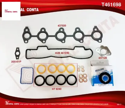 Motor ust takım conta keçeli s.lastikli skcsiz focus ıı 1.6 tdcı 04 11 fıesta 1.6 tdcı 02 08 fusıon royal conta 3m5q6008aa/ 0197.07 resmi