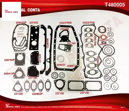 Motor takım conta skc siz ducato 2.8 jtd 11/02 royal conta  resmi