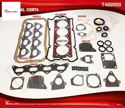 Takım conta skc li subap lastikli tmpr 2000 16v royal conta 5893401/ 5895541 resmi