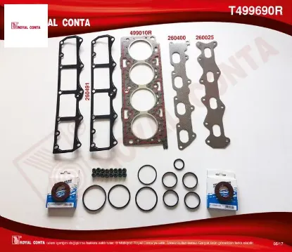 Motor takım contası reınz keçe sub.las doblo-palıo-albea 1.6 01 182.B6.000/mt.no:505169 a kadar royal conta 71718142 resmi