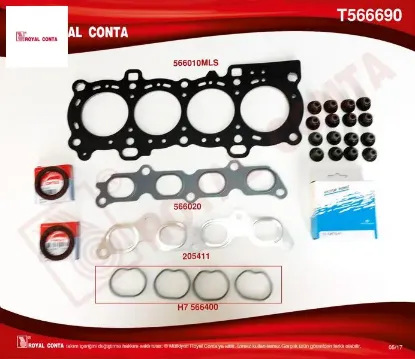 Üst takım conta corteco keçeli subp.last subap kapak contasız focus ıı 1.6 16v 03 100hp royal conta 3s4g6008aa resmi