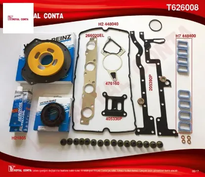 Motor takım conta reınz keçe subap las skc siz boxer-jumper 2.2 hdi 100/120 p22dte euro4 royal conta  resmi