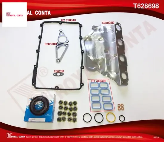Motor üst takım conta reınz keç. Subp.lastik skc siz transit 2.2 tdci euro5 önden çeker royal conta bk2q6008aa/ 0304.58 resmi