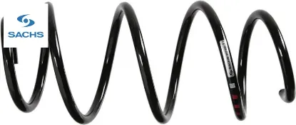 Helezon yay on renk kodu: 3 x kırmızı / 1 x beyaz c-class w204 s204 sachs a2043212304 resmi