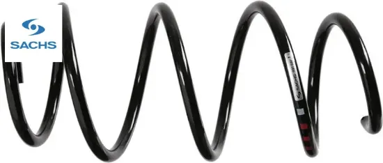 Helezon yay on renk kodu: 3 x kırmızı / 1 x beyaz c-class w204 s204 sachs a2043212304 resmi