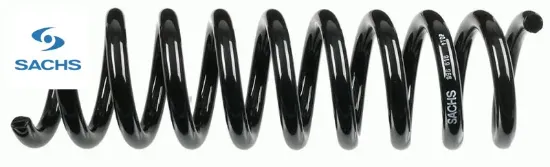 Helezon yay on renk kodu: 1 x sarı / 2 x kırmızı mercedes e-class s210 96>03 sachs a2103241804 resmi